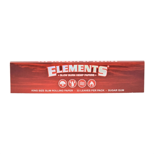 Elements Red King Size Slim Jointpapir