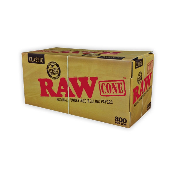 RAW Prerolled Cones 800stk King size Classic