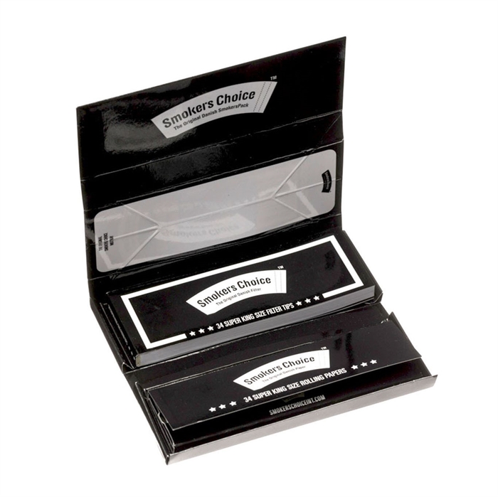 Smokers Choice SmokersPack Super King Size Black