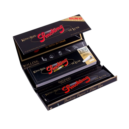 Smoking De Luxe Rolling Kit Jointpapir + Filtertips